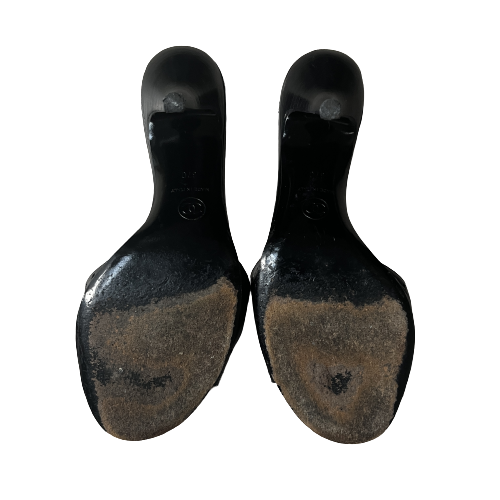 chanel vintage bowtie sandals 37