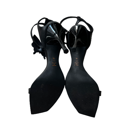 diana black butterfly sandals 6