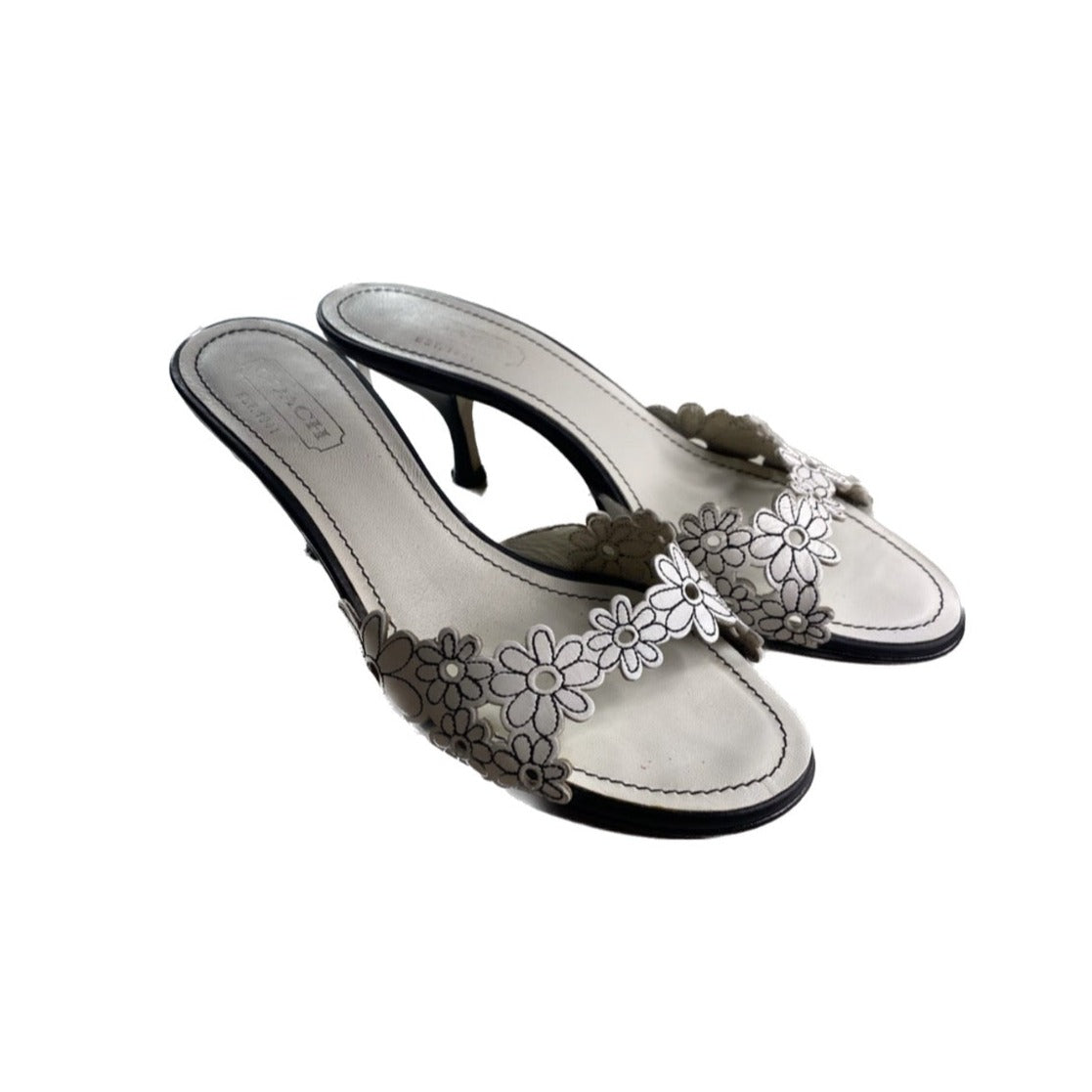 coach floral sandals 6.5