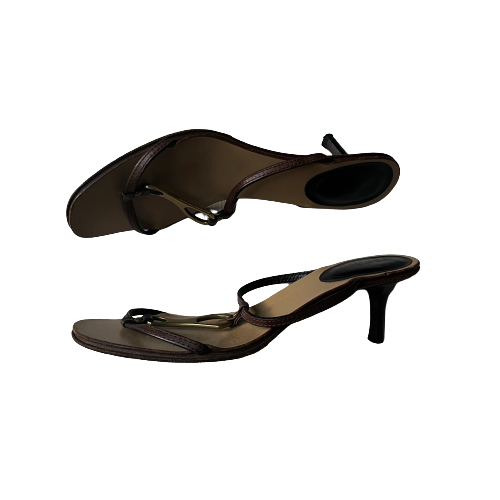 vintage gucci organic sandals 36.5