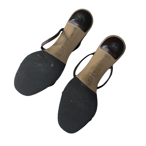 vintage gucci organic sandals 36.5