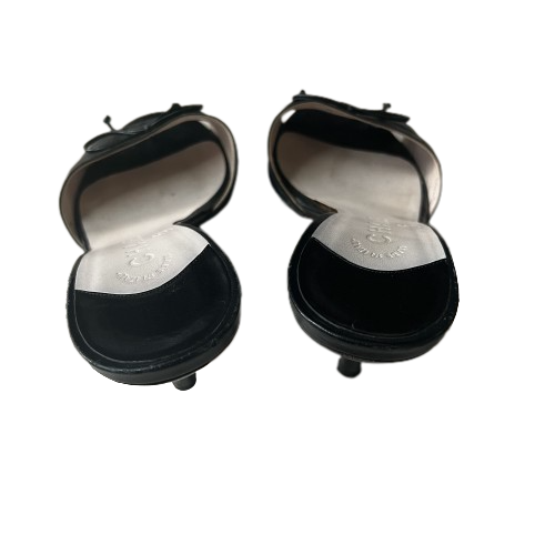 chanel vintage bowtie sandals 37