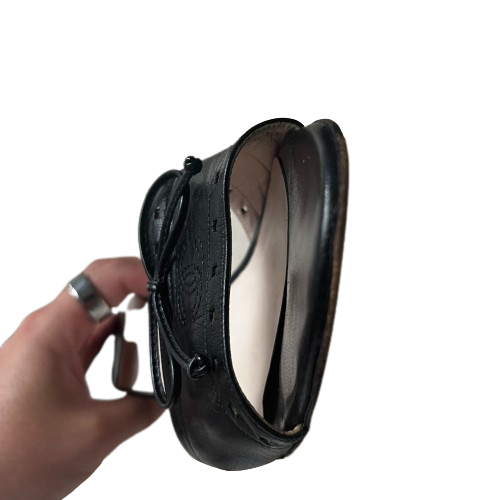 chanel vintage bowtie sandals 37