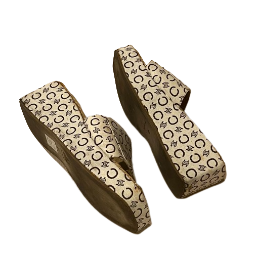 celine monogram platform slides 37