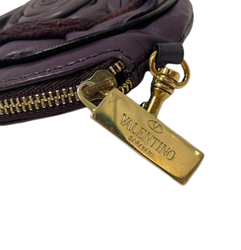 valentino flower coin purse