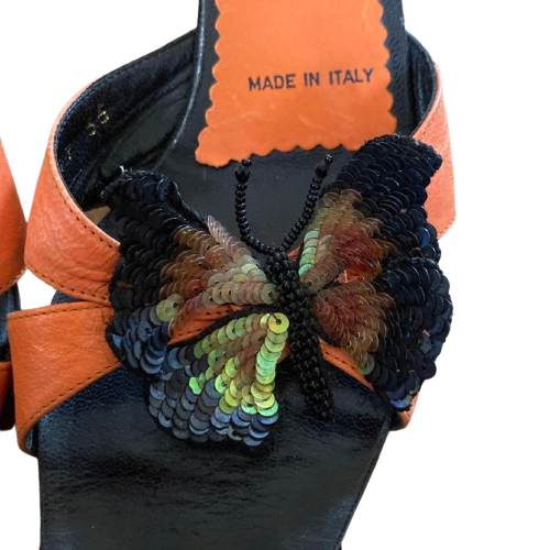 kalliste orange butterfly sandals 37