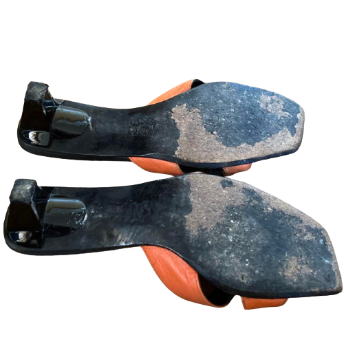 kalliste orange butterfly sandals 37