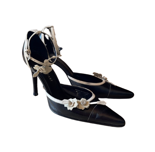 vintage colin stuart flower heels 7.5