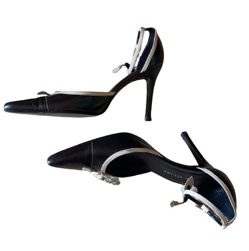 vintage colin stuart flower heels 7.5