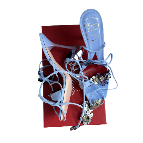 roger vivier blossom sandals 40
