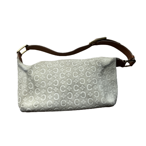 celine vintage beige monogram bag