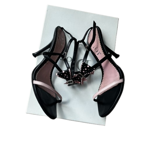 dior bowtie sandals 35