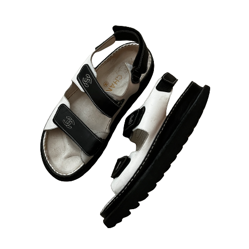 vintage chanel dad sandals 39