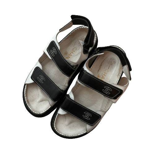 vintage chanel dad sandals 39