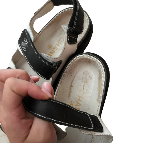 vintage chanel dad sandals 39