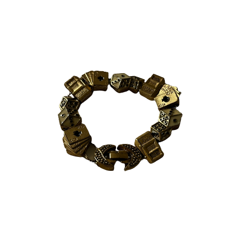 vintage casino charm bracelet