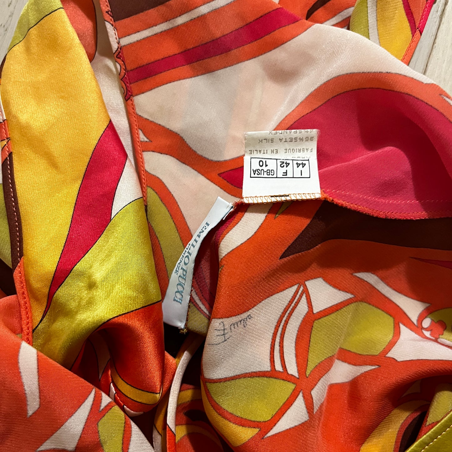 vintage emilio pucci neck tie halter blouse