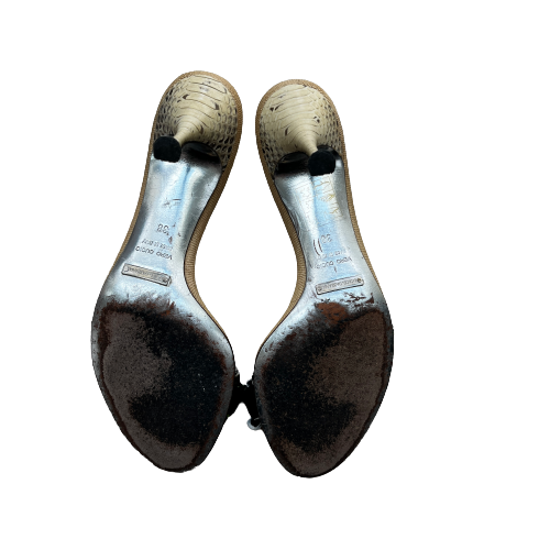 dolce & gabanna ruffle sandal 38